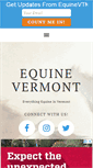 Mobile Screenshot of equinevt.com